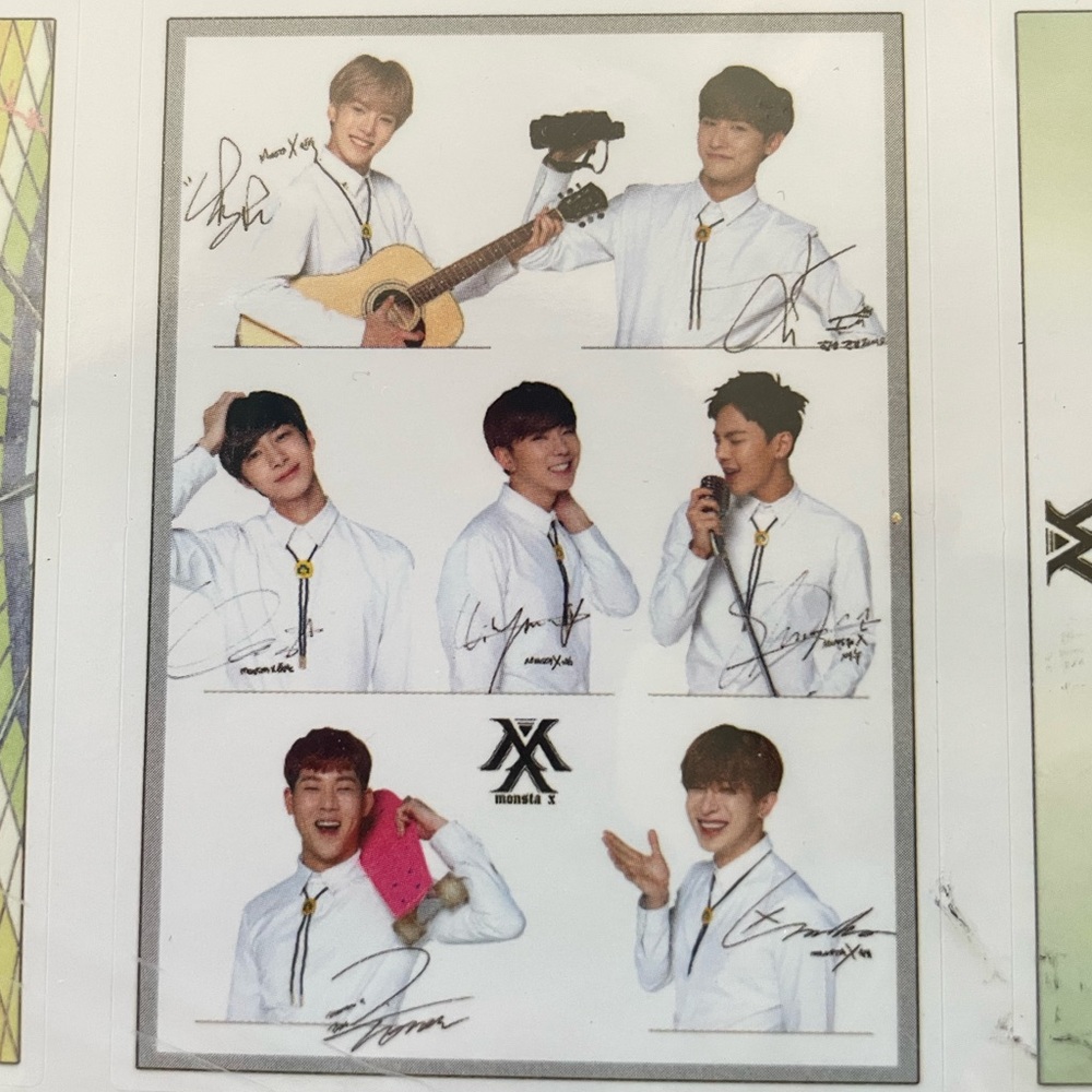 Monsta X poster set: brand new, unopened! 12 posters AND included stickers!😍